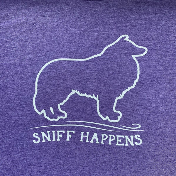 Sheltie nosework scent work barn hunt t-shirt