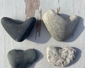heart shaped beach pebbles , Scottish beach finds, beach home decor, rocks stones pebbles, terracotta hearts , decorative ornamental pebbles