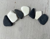 black and white milk sea glass, secret purple sea glass, sea glass, genuine seaglass, arts crafts supplies, jewelry jewellery, home decor