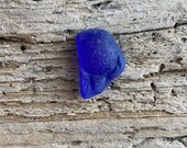 RARE patterned blue sea glass, Scottish beach finds, jewelry making supply jewellery supplies,vintage sea glass, ornamental decorative