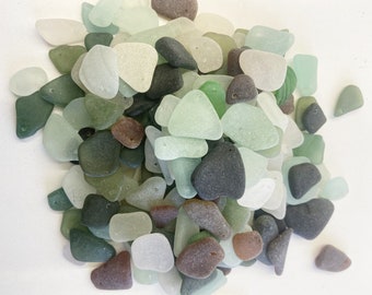 drilled seaglass, top drilled sea glass, pack of 10 pieces of Scottish sea glass with 1mm top drilled hole, jewellery art and craft supplies