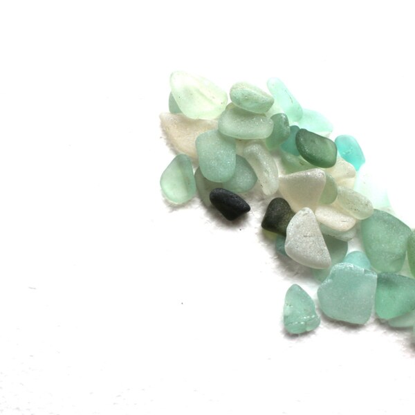 art and craft supplies beach sea glass jewelry supply mosaic beads vintage beach finds (46)