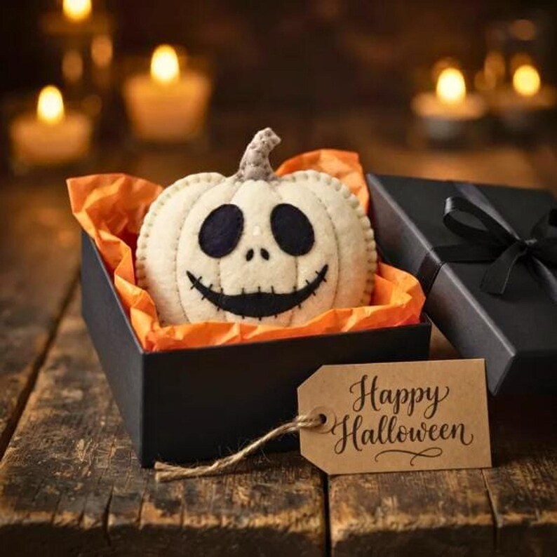 Halloween Characters Pattern Bundle PDF | 6 Felt Sewing Patterns, Frankenstein Vampire Skull Pumpkin DIY Ornament Set