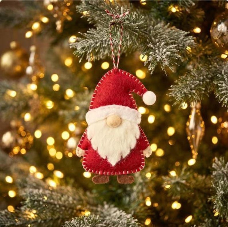 gnome pattern bundle, christmas gnome pdf, strawberry tomte, gnome mug pattern, felt stocking diy, tomte sewing pattern, tree ornament diy, felt christmas diy, 4 ornament set pdf, beginner sewing, scandi christmas, gnome lover gift, holiday decor set