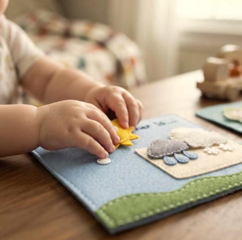 quiet book pattern, busy book pdf, sensory play diy, toddler activity, montessori diy toy, quiet book pages, felt sewing pattern, busy book toddler, preschool activity, felt learning toy, handmade baby gift, 5 page pattern set, toddler gift diy