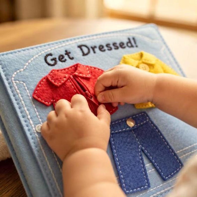 quiet book pattern, busy book pdf, sensory play diy, toddler activity, montessori diy toy, quiet book pages, felt sewing pattern, busy book toddler, preschool activity, felt learning toy, handmade baby gift, 5 page pattern set, toddler gift diy