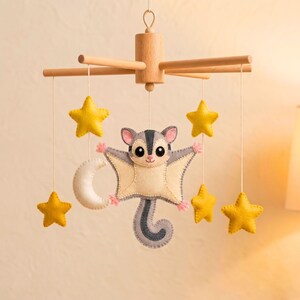 Sugar Glider Sewing Pattern PDF, Felt Animal Ornament, Australian Animal Pattern, Nursery Decor, Hand Sewing