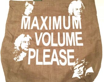 MAXIMUM VOLUME PLEASE eco bag