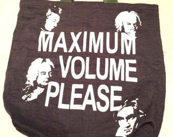 MAXIMUM VOLUME PLEASE eco bag