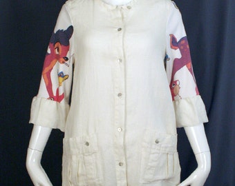 Vintage Remake Three-Quarter Sleeve - Bambi