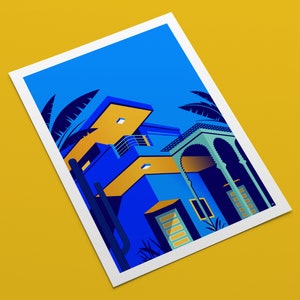 Jardin Majorelle, Marrakech (impression A4)