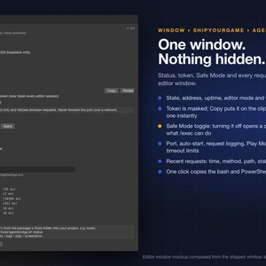 Unity Agent Bridge: Terminal Coding Control for Unity Editor (C# Source) image 3