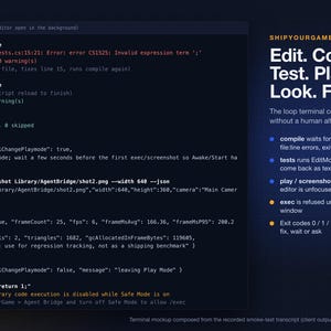 Unity Agent Bridge: Terminal Coding Control for Unity Editor (C# Source) image 2