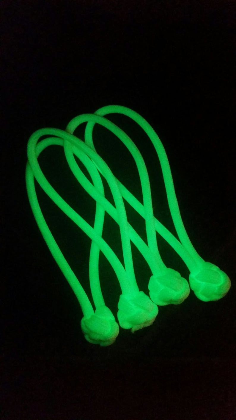 Glow in the Dark Paracord Zipper Pulls 4 Etsy