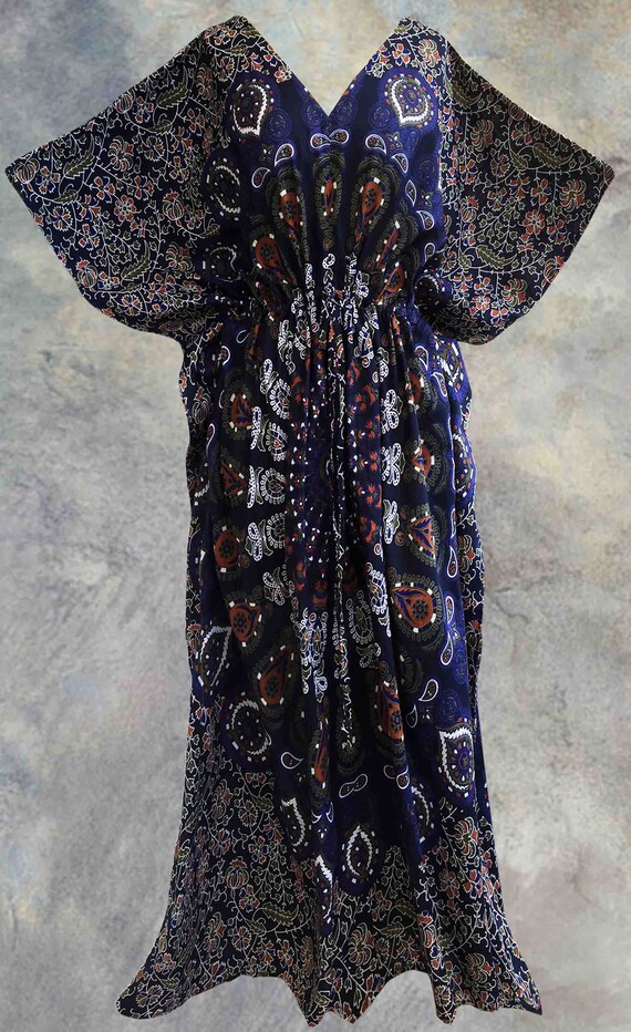 navy caftan