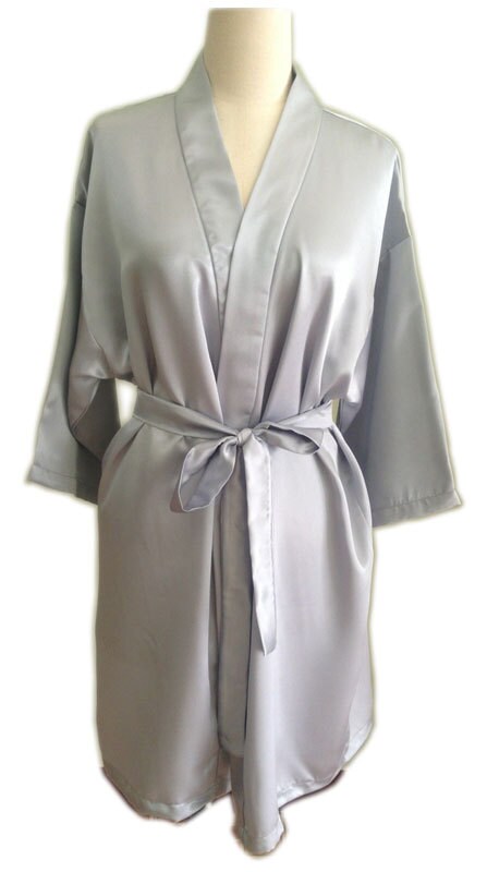 grey silk robes