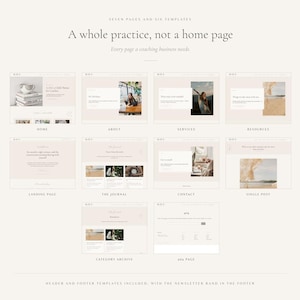 Divi 5 Theme for Coaches & Therapists | Boho Feminine WordPress Template | Kaya Child Theme for Course Creators