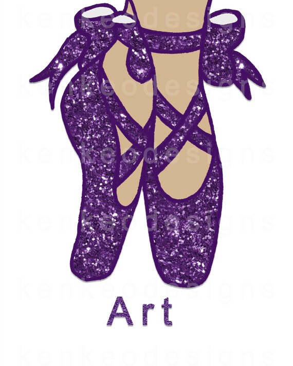 purple ballerina shoes