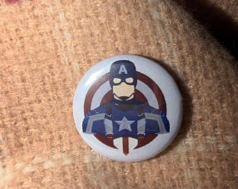 Captain america pin