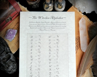 Wheel of the Year A4 Poster Parchment Paper Pagan Wiccan Witchcraft ...