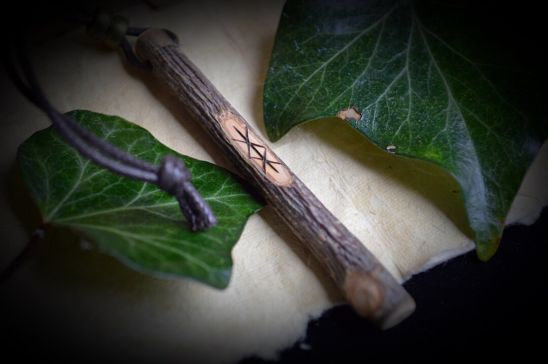 Rowan Wood Protection Talisman Viking Bind Rune Witchcraft Witches ...