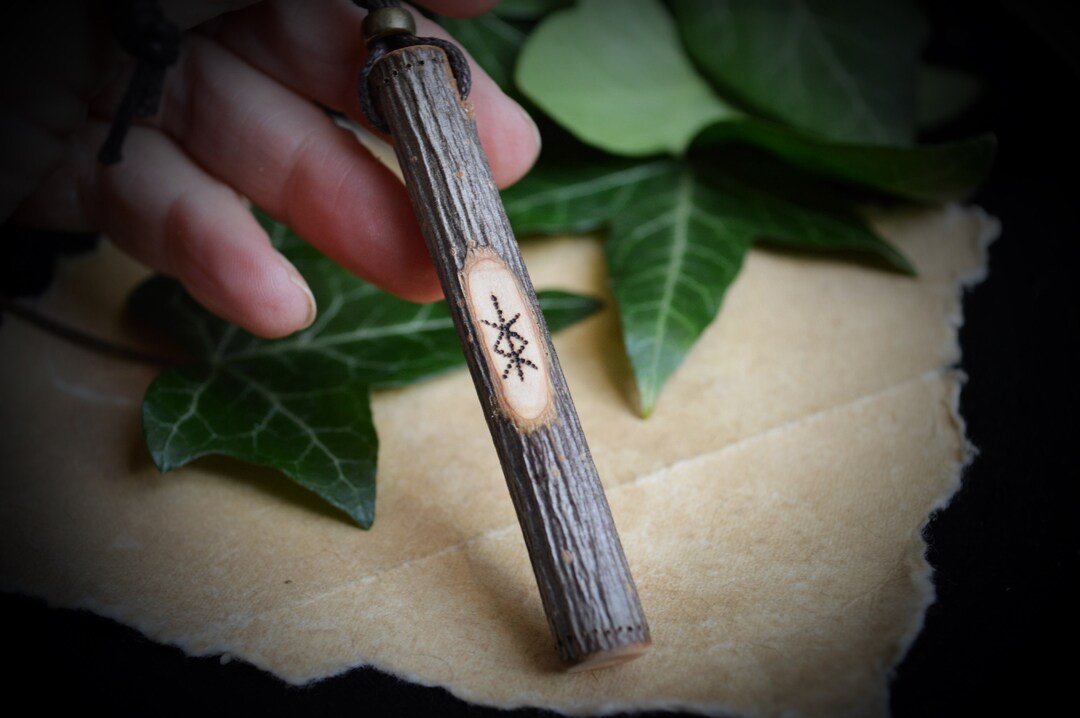 Rowan Wood Protection Talisman Viking Bind Rune Witchcraft Witches ...