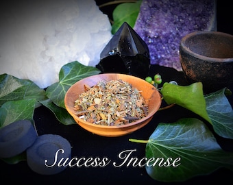 Success Incense grain Wiccan Pagan Witchcraft hand blended spells herbs resins