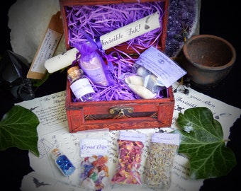 Young Witch and Wizard Collector Chest Starter kit With Fairy Dust, Potion Bottle and herbs