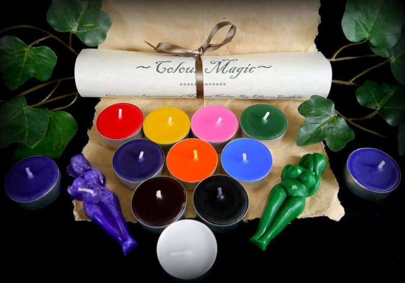 Huge Witches Starter kit with Wand Herbs Cauldron Candles Etsy