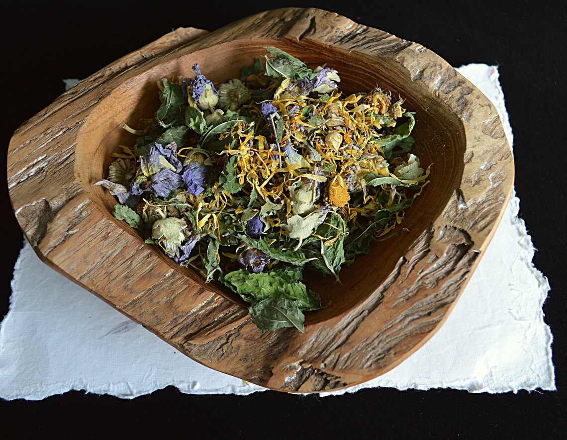 Potpourri Scented Herbs Flowers Yule Samhain Protection Etsy