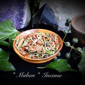 Mabon Incense grain Wiccan Pagan Witchcraft hand blended sabbat spells herbs resins second sight