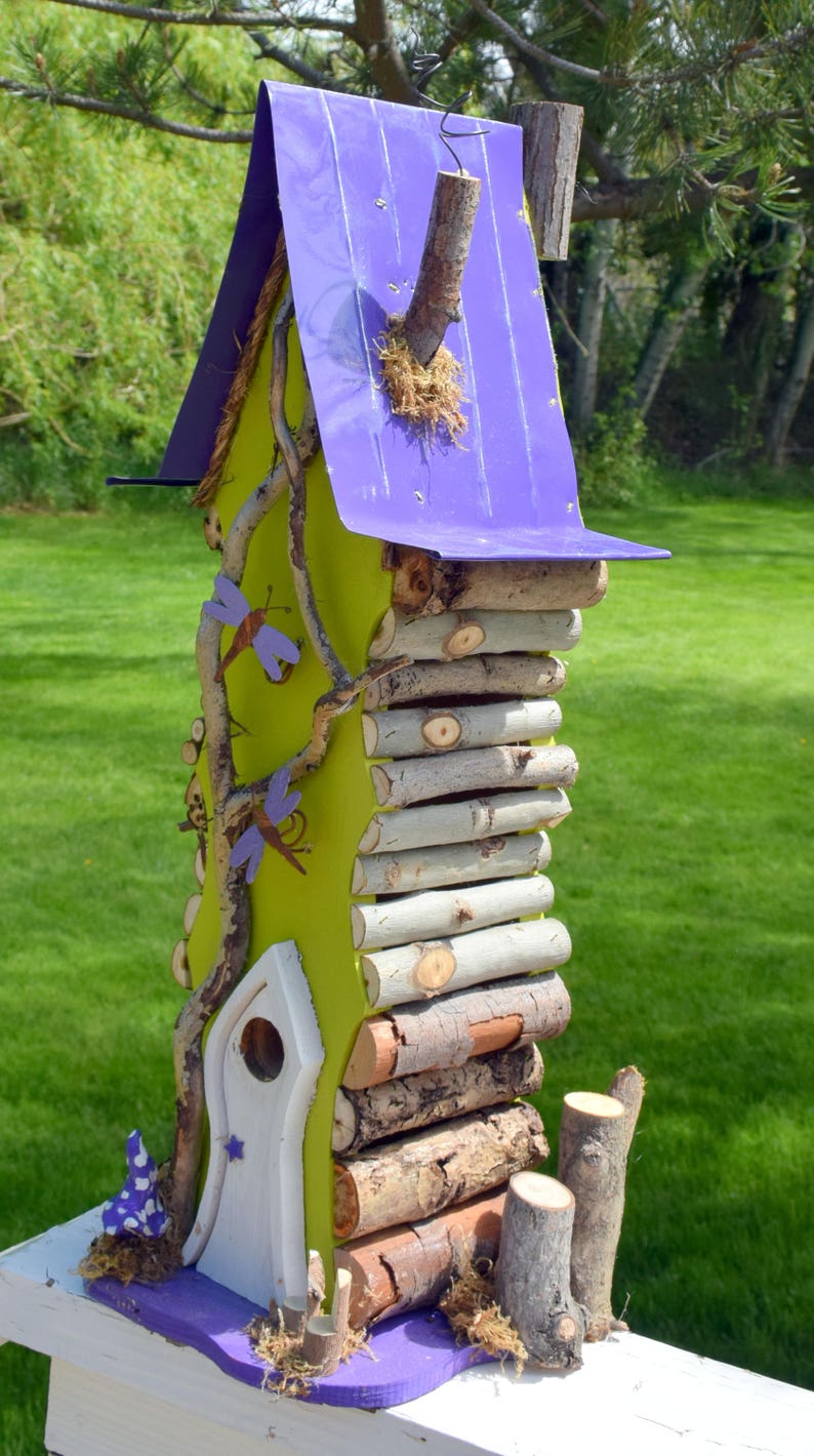 Bird house extra large birdhouse birdhouse tall birdhouse Etsy