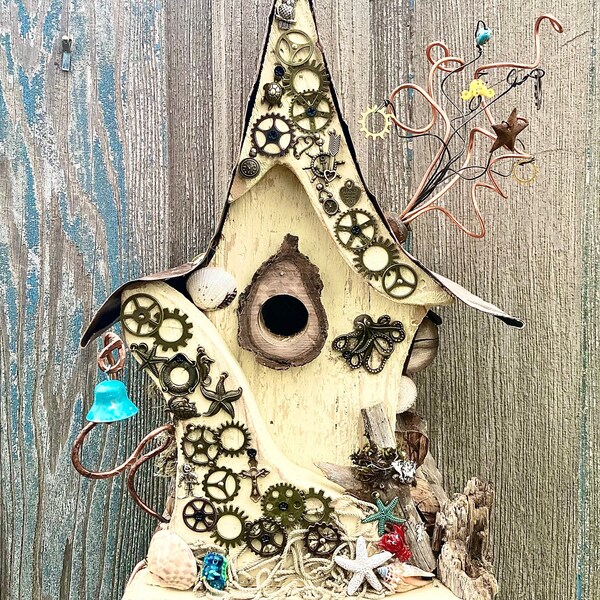 Steampunk Birdhouse - Etsy
