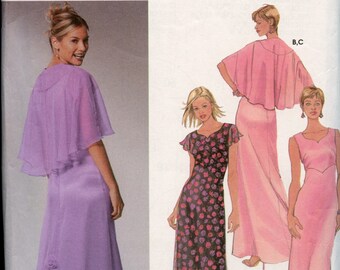 Plus Size Junior Formal Sweetheart Neckline Gown Sewing Pattern - Legacy Pattern - Size 17/18 - 23/24 Simplicity 5674 UNCUT