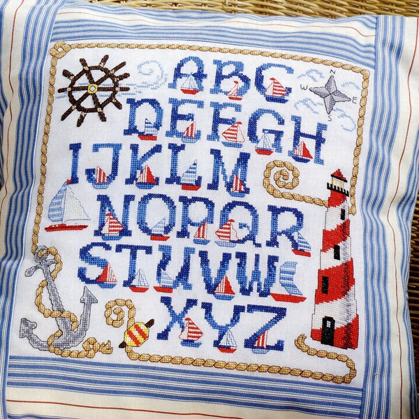 Nautical Abc Etsy