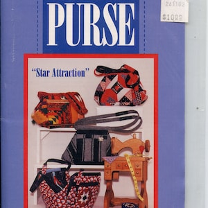 Mary Anne's Purse Star Attraction Sewing Pattern Purse Bag Sewing pattern 画像 1