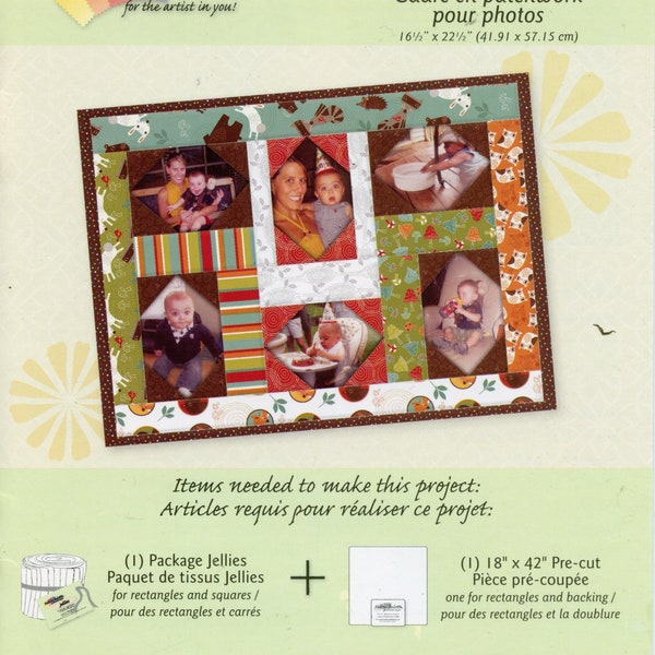 Quilted Photo Frame Holder Pattern by Fabric Palette - Mini Booklet