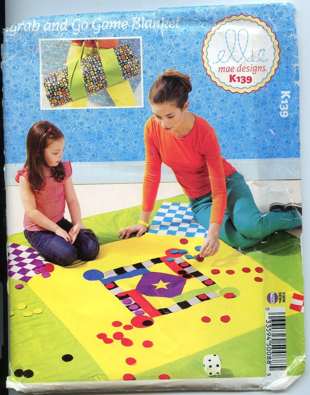 Grab and Go Game Blanket Sewing Pattern Outdoor Fun Craft Etsy