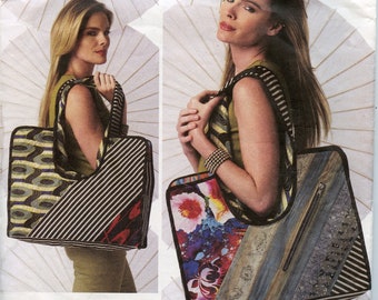 KOOS Couture Patchwork Bag Sewing Pattern - Tote Bag Pattern - Vogue 1403