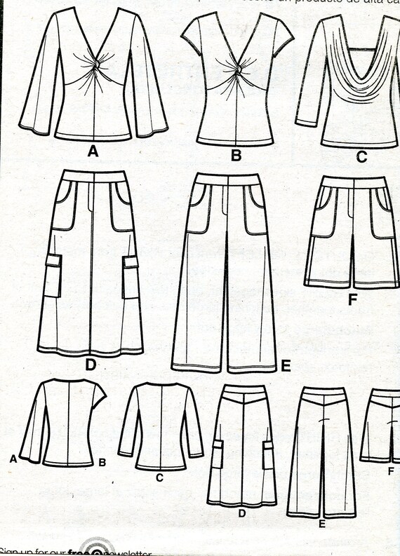Khaliah Ali V Neck Top Women's Sewing Pattern Utility