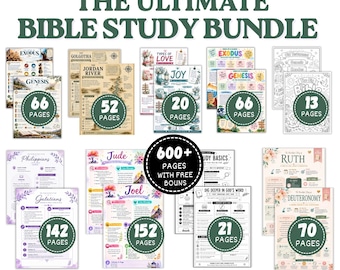 Entire Bible Study Guide: 602 Chapter Summaries, Womens Bible Study Guide,Bible Book Summary, Bible Made Easy, Bible Guide all chapters PDF