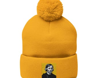 Adobo Station | Van Gogh Style Pom Pom Beanie