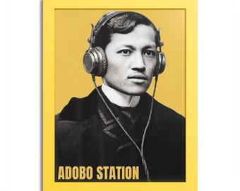 Adobo Station | Colored Frame Posters