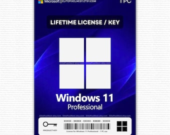 11 Pro License Key, 1 PC Lifetime Activation, 100% Genuine, Instant Delivery, Fast Service