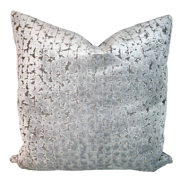 Baby Blue Velvet Pillow Etsy