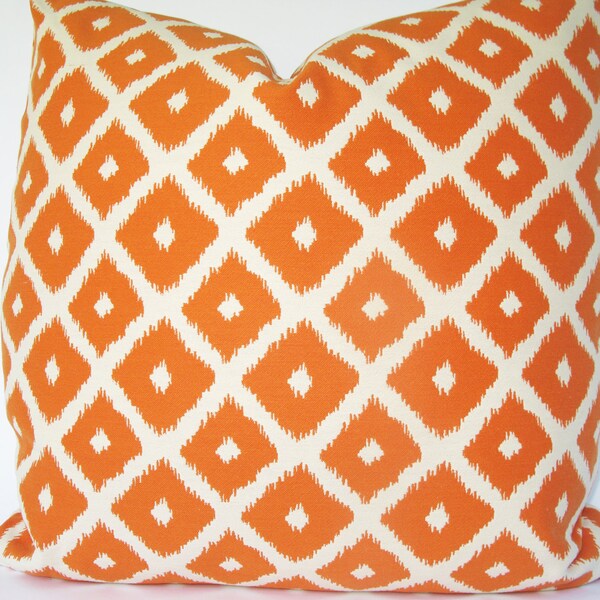 Orange Accent Pillow Etsy