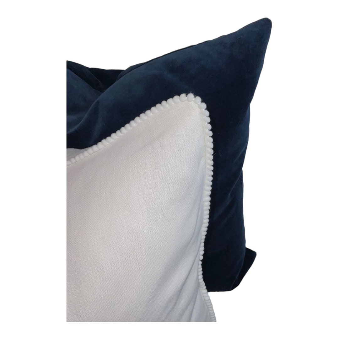 WHITE LINEN PILLOW Cover Solid White Linen Throw Pillow With Etsy