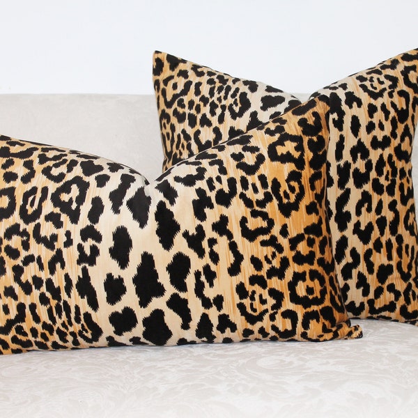 Leopard Throw Pillow Etsy