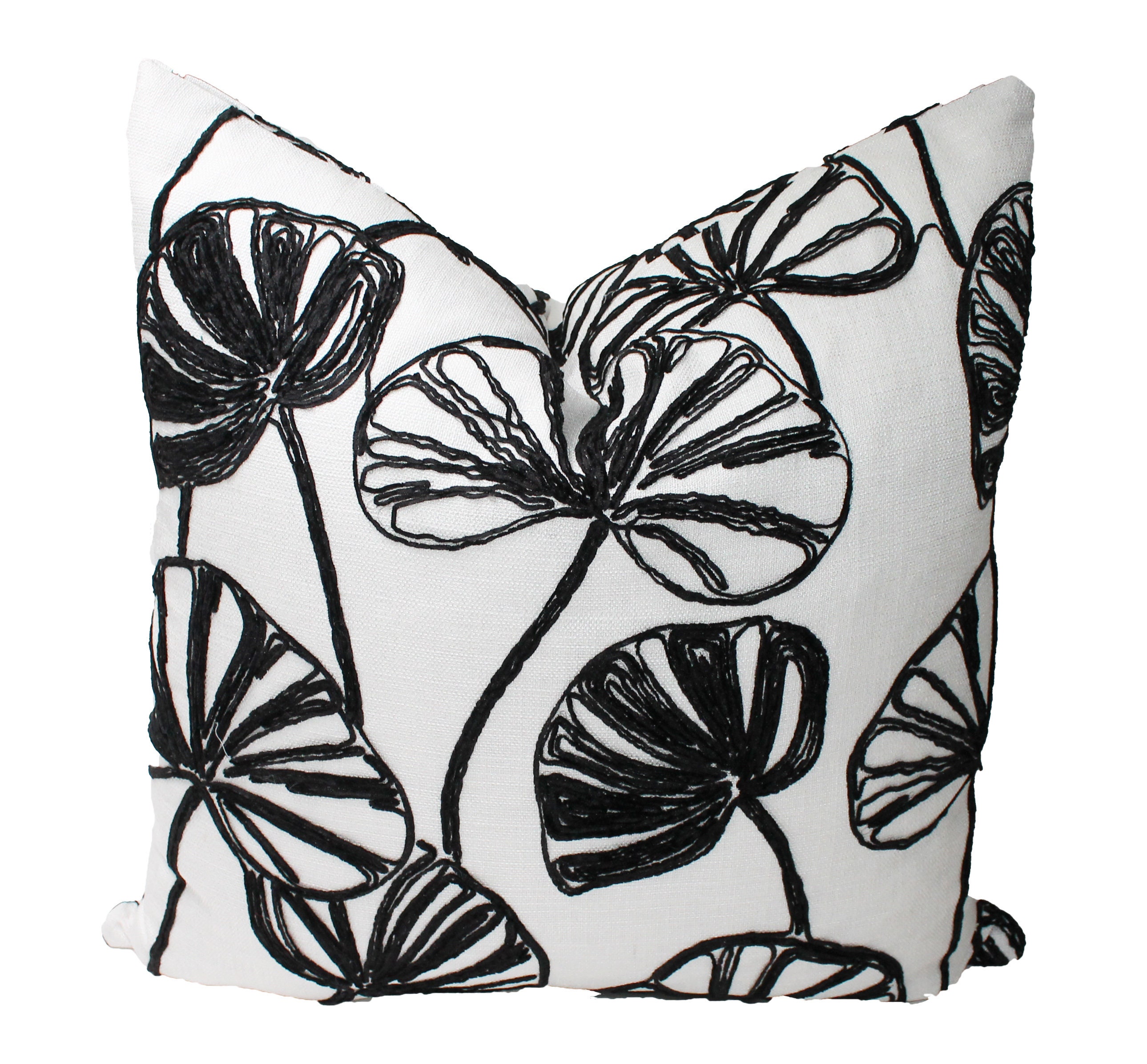 Modern Accent Pillow Black and White Throw Pillow Etsy