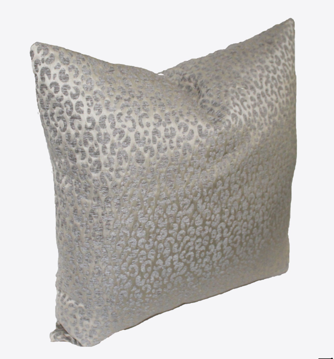 Contemporary Throw Pillow Decorative Grey Accent Pillow Etsy